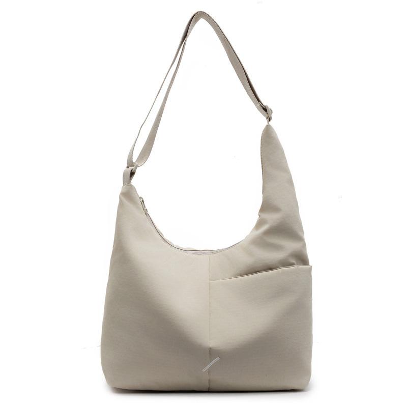 College Student Temperament Shoulder Messenger Bag Large Capacity Canvas Shoulder Bag Versatile Tote Bag Women's Bag
