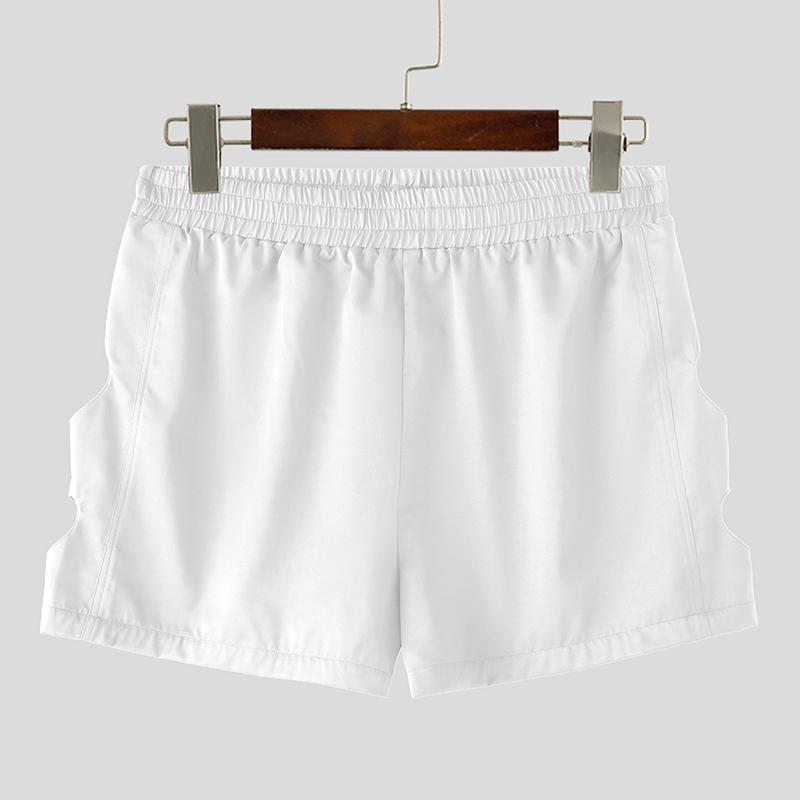 

INCERUN Women Men Elastic Waist Back Cutout Home Wear Mini Pants Shorts XL