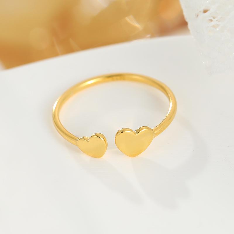 

Асимметричное геометрическое кольцо любви Banyan Tree из серебра 925 пробы - Дизайн легкой роскоши для женщин, Новое трендовое украшение на указательный палец Adjustable