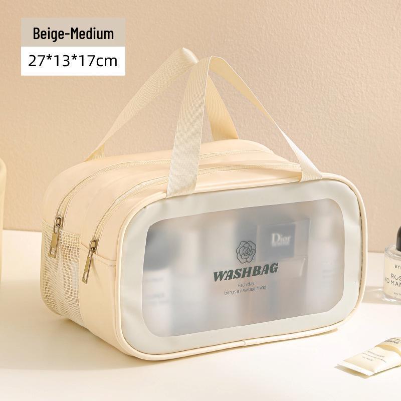 Large Capacity Portable Travel Toiletry Bag with Wet-Dry Separation