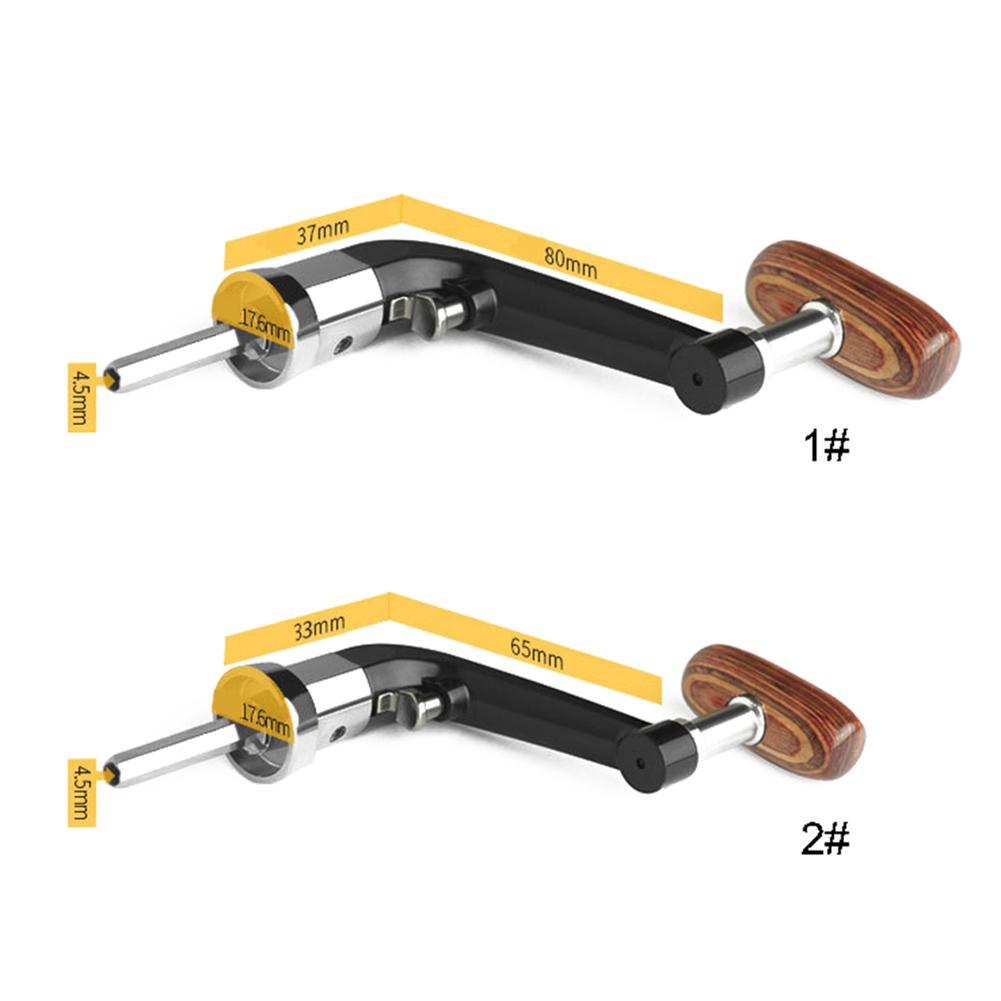 Foldable Fishing Reel 1000-6000 Spinning Wheel Metal Wooden Handle Rocker Arm