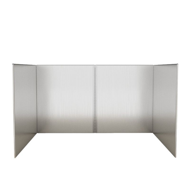 Oil Baffle Kitchen Stainless Steel Oil Baffle Thickened High Temperature Gas Stove Heat Insulation Plate Easy To Clean