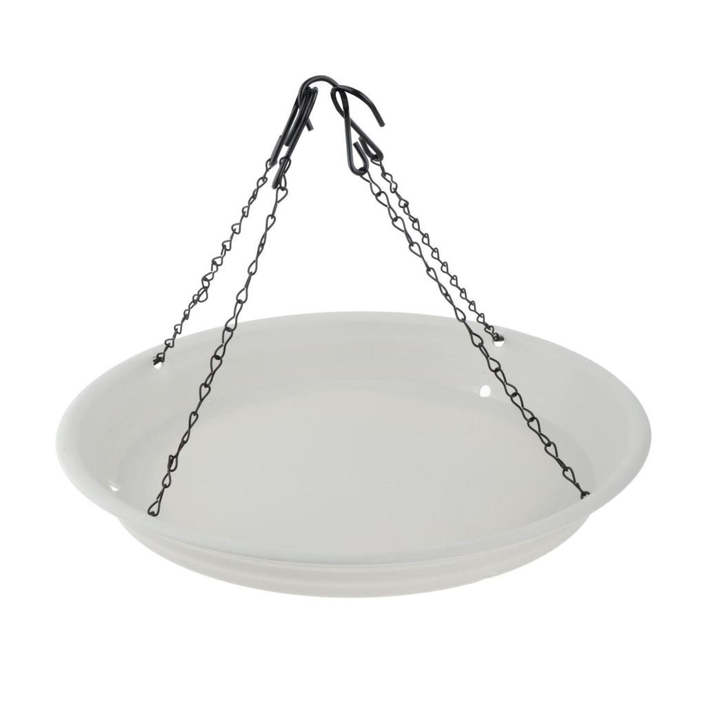 Hanging Bird Feeder Tray Large Capacity Platform Easy Clean Waterproof Bird Feeding Station for Backyard Garden Outside