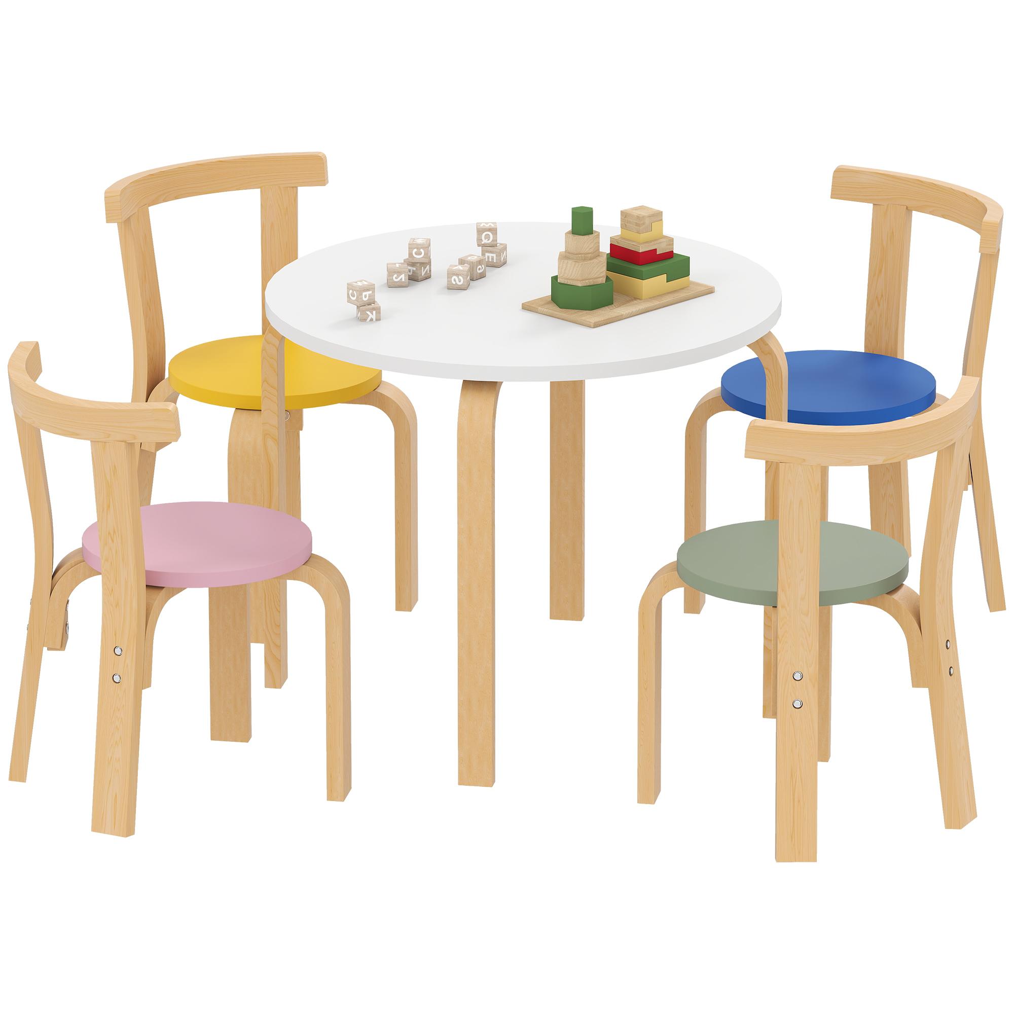 5-Piece Table and Chair Set for