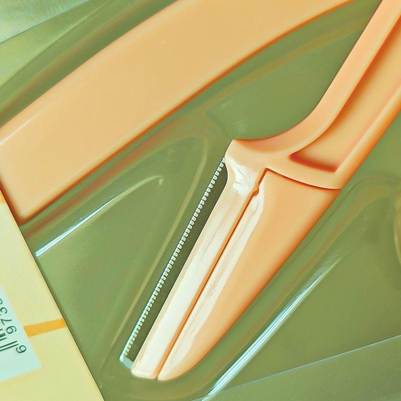 Safe Folding Eyebrow Razor for Women: Beginner-Friendly Anti-Scratch Trimmer Set