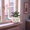 Apricot Lamb Potted Aloe Plush Toy, Soft and Cute, Fluffy Potted Aloe for Boys and Girls, 18cm