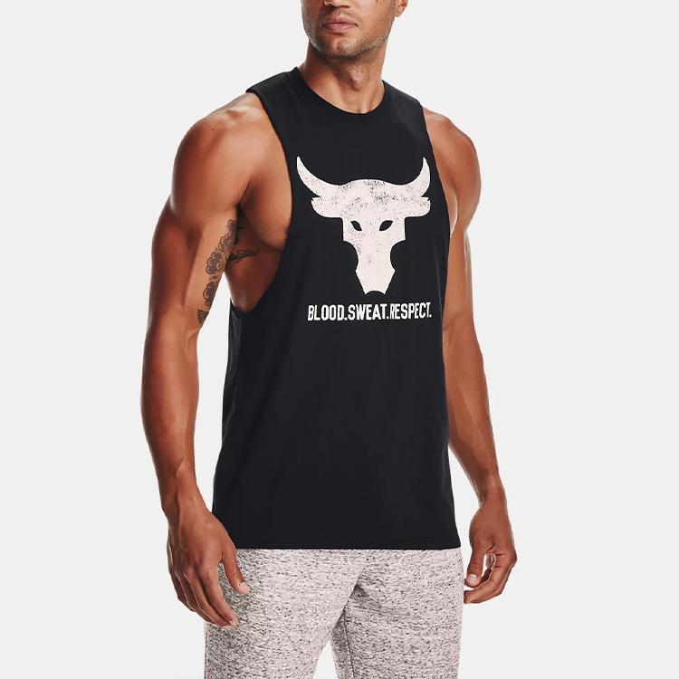 Under Armour Project Graphic Print Tank Top Men Tops Black 1361721-002