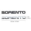 Car Styling Metal For KIA CERATO SORENTO Logo Superior Quality Car Side Fender Emblem Rear Trunk Badge Decor Sticker