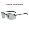 Photochromic Sunglasses Men Polarized Driving Chameleon Glasses Male Change Color Sun Glasses Day Night Vision Driver's Eyewear