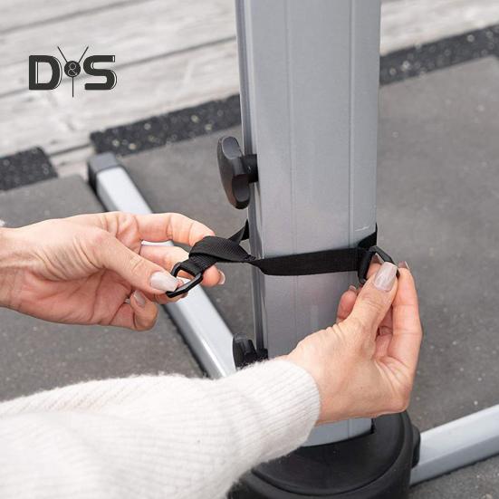 5Pcs Outdoor Umbrella Fixing Strap Garden Patio Market Umbrella Wind Protection Belt Adjustable Cantilever Parasol Windproof Band