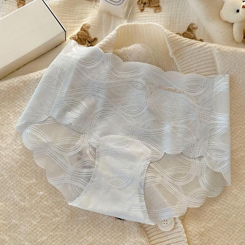 Confezione Estiva da Donna Lusso Leggero Senza Tracce sul Fianco Seta Ghiacciata Sensazione Fresca Aria nella Vita Alta Vita Slip
