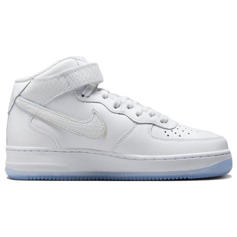 Nike Air Force 1 Mid White Snakeskin Ice Women's Sneakers FN4274-100