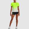 Under Armour UA Rush Gradient Crew Neck T-Shirt Women Tops Surge-Green 1378405-369