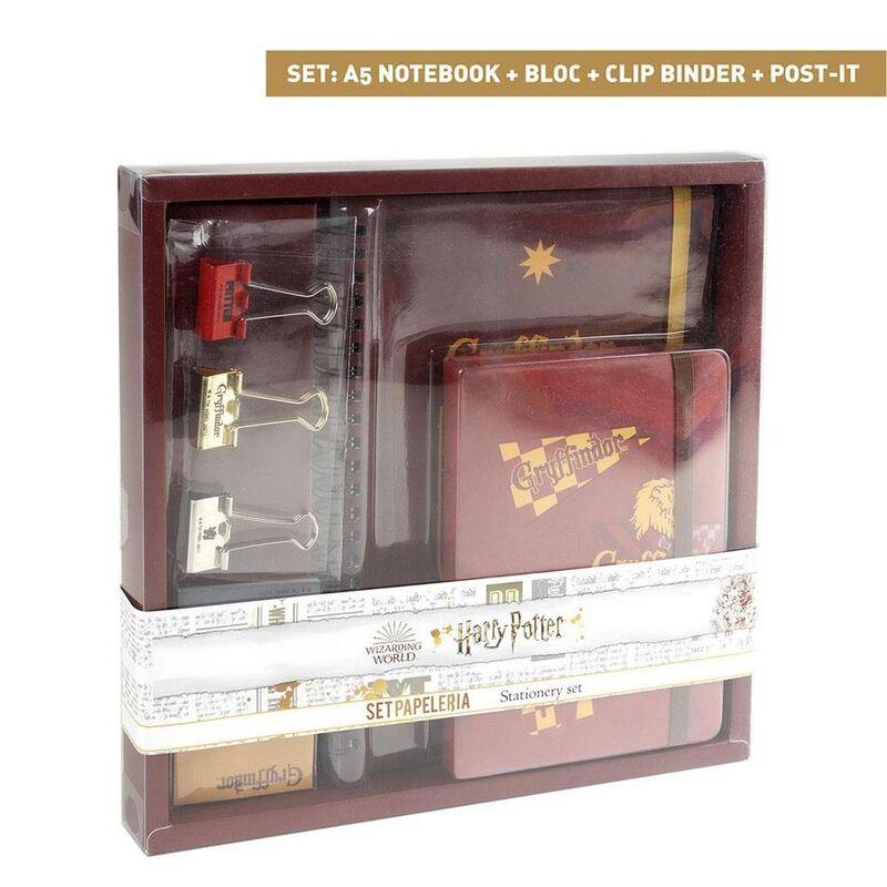 Harry Potter Gryffindor Stationery Set
