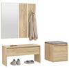 Hallway Furniture Set Sonoma Oak Particle Board