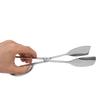 Serving Tongs 201 Stainless Steel Rust Proof Corrosion Proof Comfortable Grip Food Tongs for Kitchen