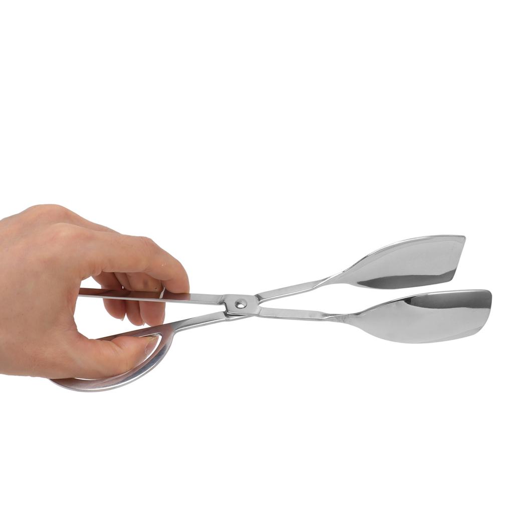Serving Tongs 201 Stainless Steel Rust Proof Corrosion Proof Comfortable Grip Food Tongs for Kitchen