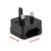 2er-Pack EU- auf UK-Steckeradapter EU 2-polig auf UK 3-polig Steckdosenkonverter EU auf UK Steckeradapter EU Steckeradapter