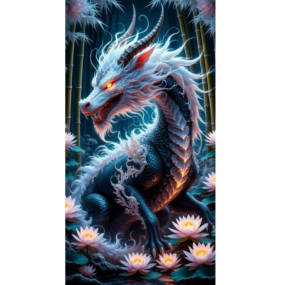Dragon and Phoenix Picture DIY Diamond Painting Cross Stitch Full Drills Diamond Mosaic New Collection Home Decor