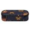 Pencil Pouch 300D Polyester Large Capacity Full Zipper Closure with Mesh Pocket Removable Divider and Pen Slots for Classroom Use