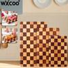 Acacia Wooden Cutting Board Thicken Splicing Checkerboard Solid Wood Non-slip Chopping Board for Cut Fruit Vegetable Board