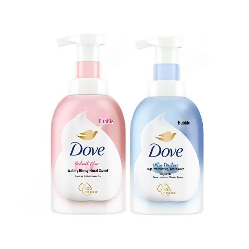 Dove Foaming Moisturizing Shower Foam Duo Pack
