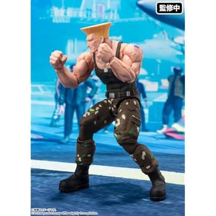 Figurine d'action - Bandai Spirits - Guile - 15,2 cm - Costume classique - Mixte - 15 ans