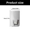 High Capacity Adhesive Holders for Bathroom Kitchen Rustproof Stainless Steel Wall Hangers Towel Organizers