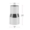 Exhaust Pipe Adapter, Stainless Steel Exhaust Pipe Connector, Exhaust Tube Adapter Reducer, 5 Sizes Available in Modified Parts (63-76MM)