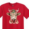 Highland Cow Christmas Shirt, Western Holiday Tee