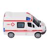 Pull Back Mini Car Five Doors Interesting Alloy 14x6x7.5cm Emergency Transport Car Toy with