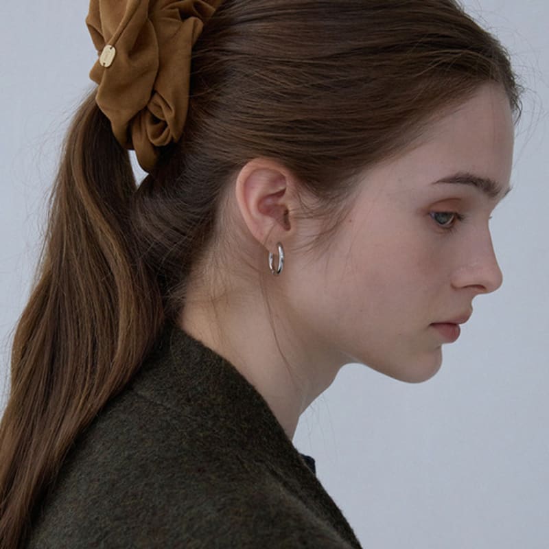 Marchen Suede Scrunchie_3color