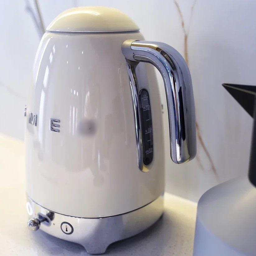 Retro Stainless Steel Electric Kettle SM-EG, 1.7L, with Temperature Control (Model: KLF04)