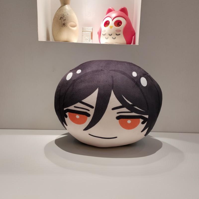 Black Butler Arc de l'École Publique Version Q Pendentif Peluche Ciel Phantomhive Sebastian Plushi0Es Oreiller Cadeaux Pour Enfant Poupée en Peluche 10CM