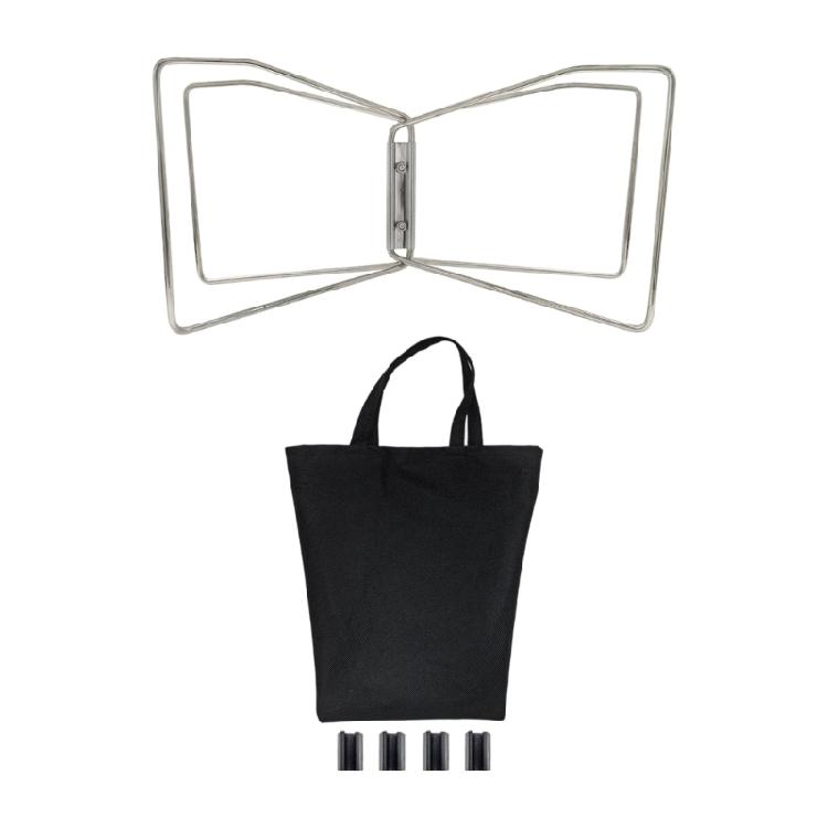 Camping Gear Stabilizers Base for Case Stainless Steel Construction Folding Design Includes Nonslip Pad Travel Friendly