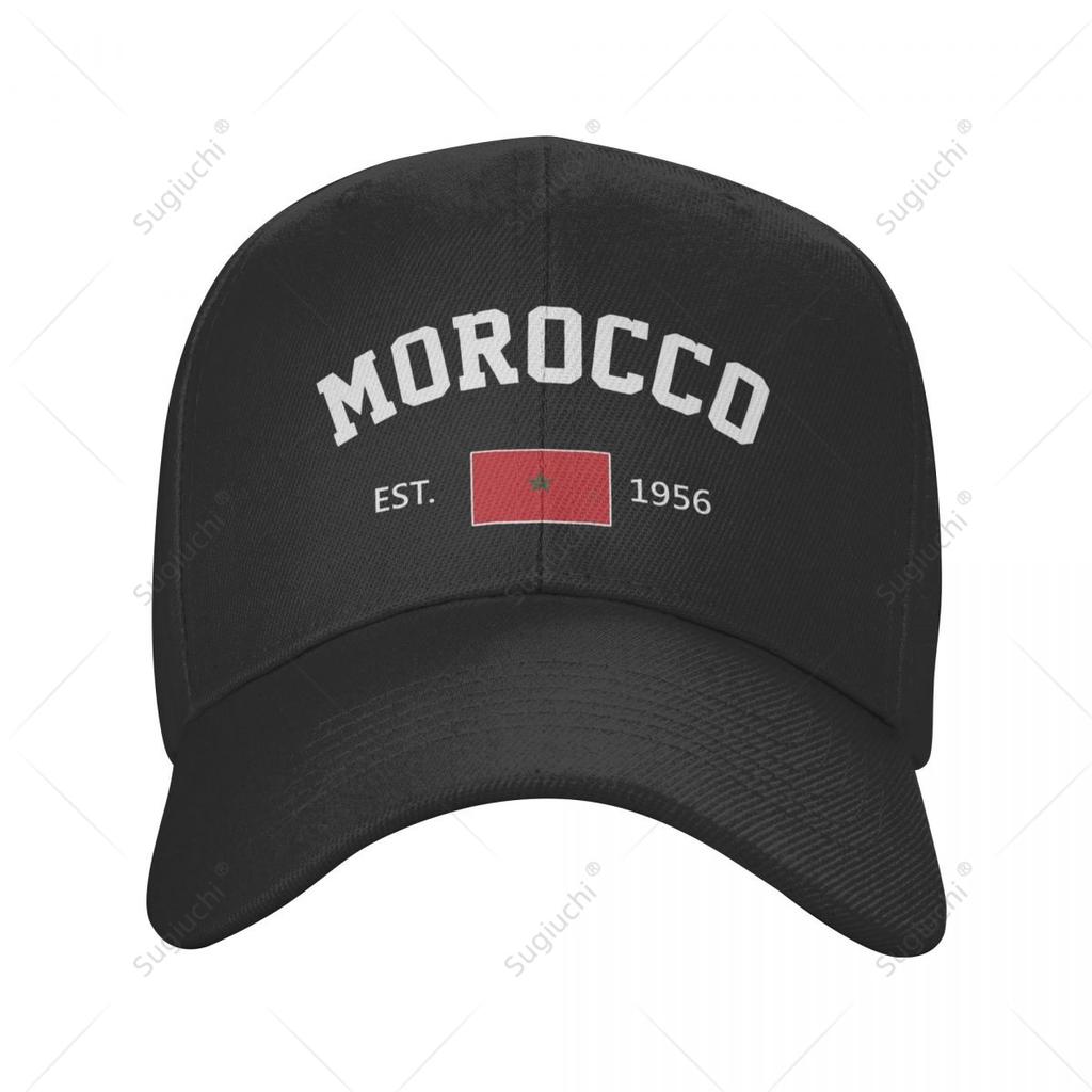 Unisex Baseball Cap Morocco EST Independence Day Wild Sun Shade Peaked Adjustable Outdoor Caps for Unisex Women