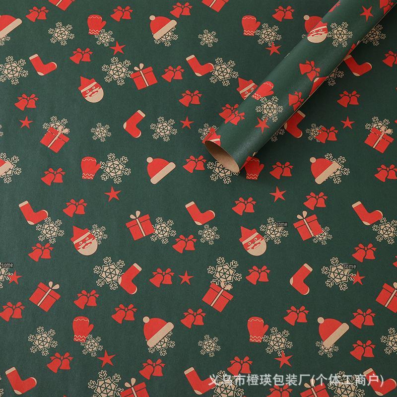 Thick Christmas Wrapping & Gift Kraft Paper for Apples & Bouquets
