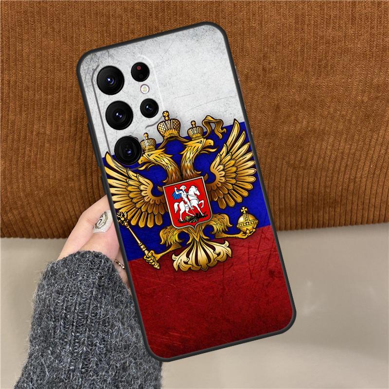 Russian Federation Flag Phone Case For Samsung Galaxy S25 Ultra S9 S10 S20 FE S21 S22 S23 Plus S24 Ultra Back Cover