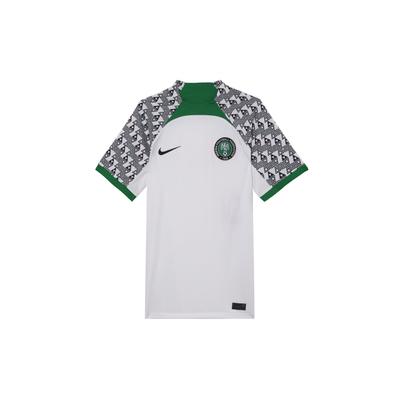Nigeria 2022/23 Stadium Away Jersey White/Pine Green/Black Men Streetwear DN0695-100