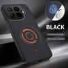 For Xiaomi 17T Case Built-in Magnetic PU Leather Cover Shockproof For Magsafe