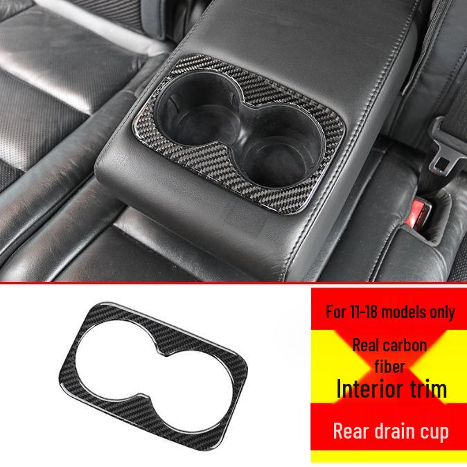 Carbon Fiber Interior Trim for Jeep Grand Cherokee 11-17: Center Console, Navigation, Gear Shift, & Cup Holder