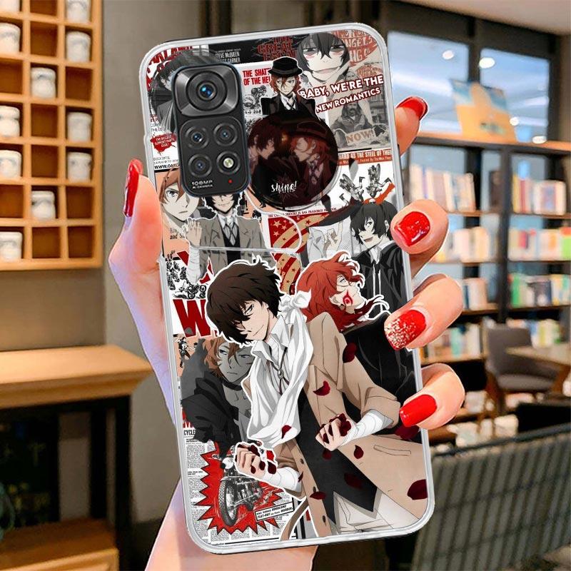 

Bungo Stray Dogs Poster Anime Cover Phone Case For Xiaomi Redmi Note 15 14 13 12 11 10 Pro Plus 14S 12S 11S 11T 11E 10S Soft Fun Note 13 Pro Plus