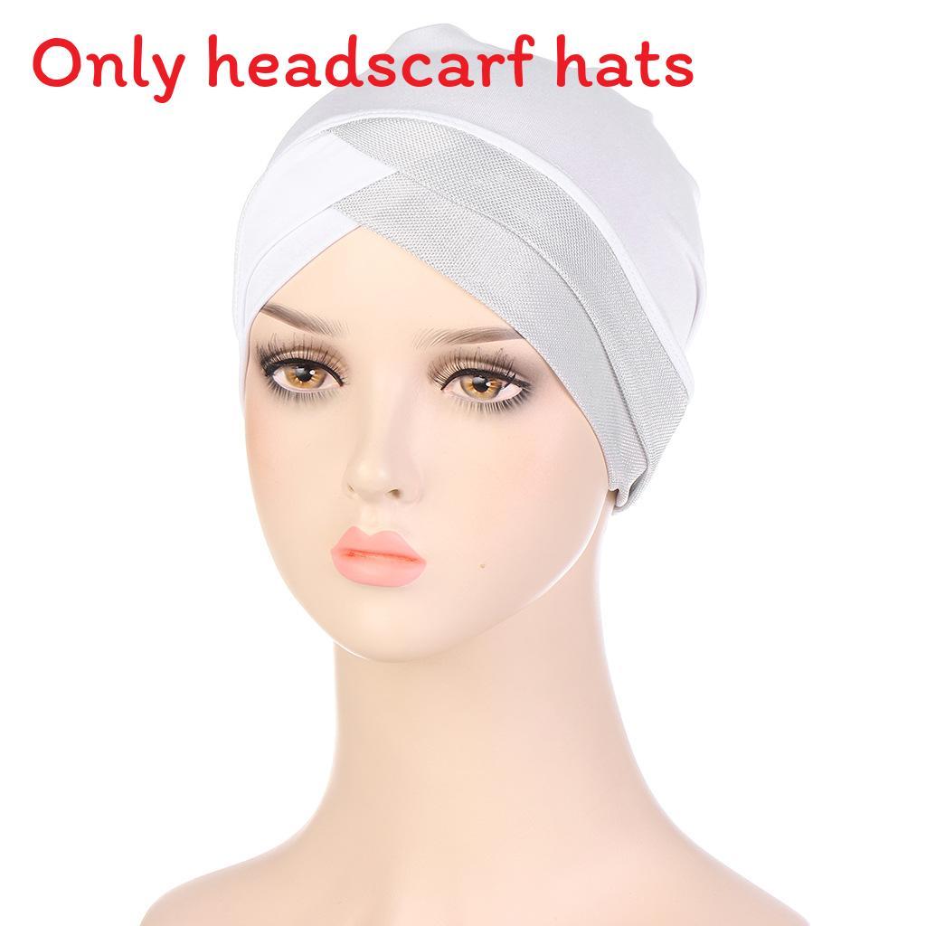 Knitted Turban Cap With Cross Front Style For Women Summer Winter Fashion