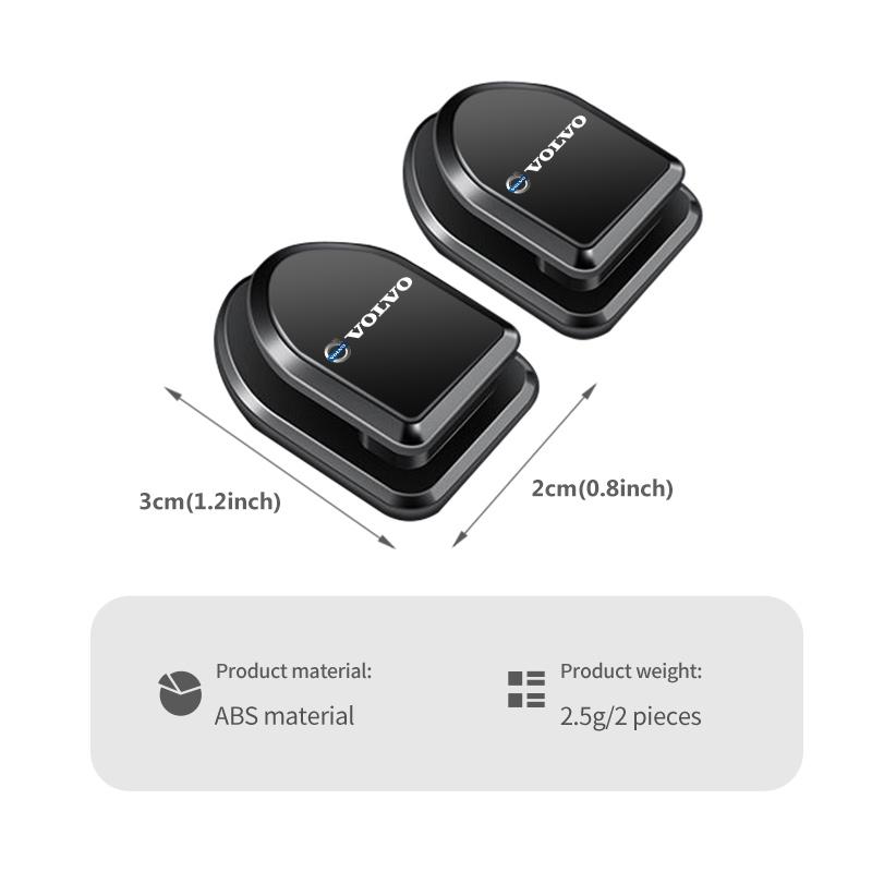 For Volvo Car Seat Back Handbag Hook Storage Hanging Storage Fastener V40 V60 C30 C70 S60 S80 S90 XC40 XC60 XC70 XC90 T6