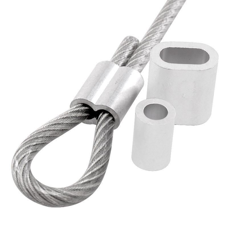 Aluminium-Drahtseil-Klemme für 1-10mm Kabel