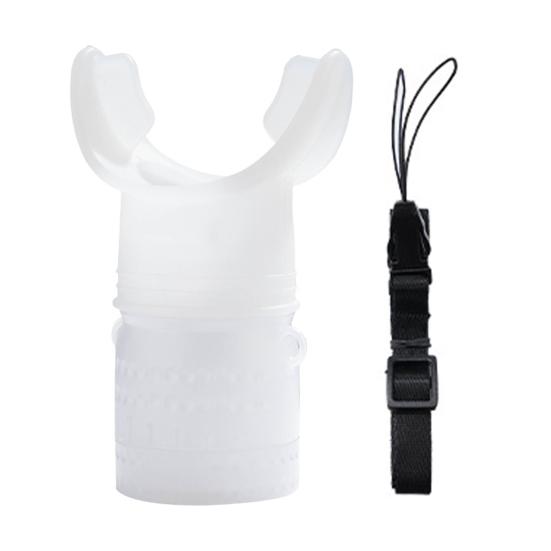 

Портативный дыхательный тренажер с регулируемым сопротивлением для мужчин и женщин, тренажер для мышц полости рта, емкость легких, оборудование для тренировки брюшного дыхания белый