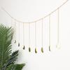 Moon Shining Phase Garland Decoration Chains Gold Wall Hanging Ornaments Convenient Apartment Background Wall Decoration