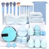 Bestseller 8-34PCS Makeup Brush Set - Soft Hair Foundation Eyeshadow Concealer Blending Blush Kabuki Beauty Tools for Women