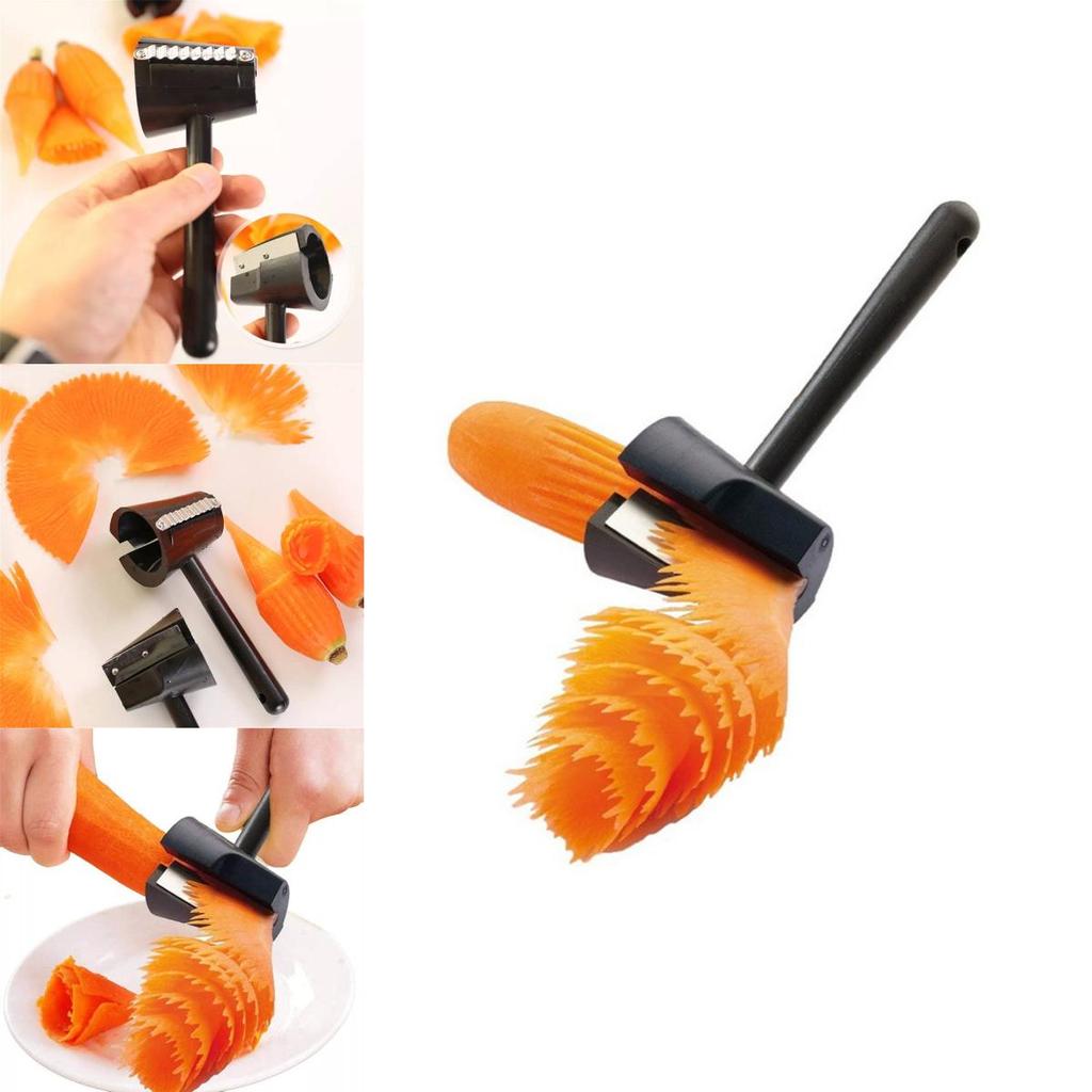 Versatile Spiral Funnel Slicer Multi-function Kitchen Peeler Decorative Cutter