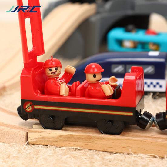 DYS Voice Broadcast Plastic Electric Train Children Kids Toy Gift with 2 Passengers
